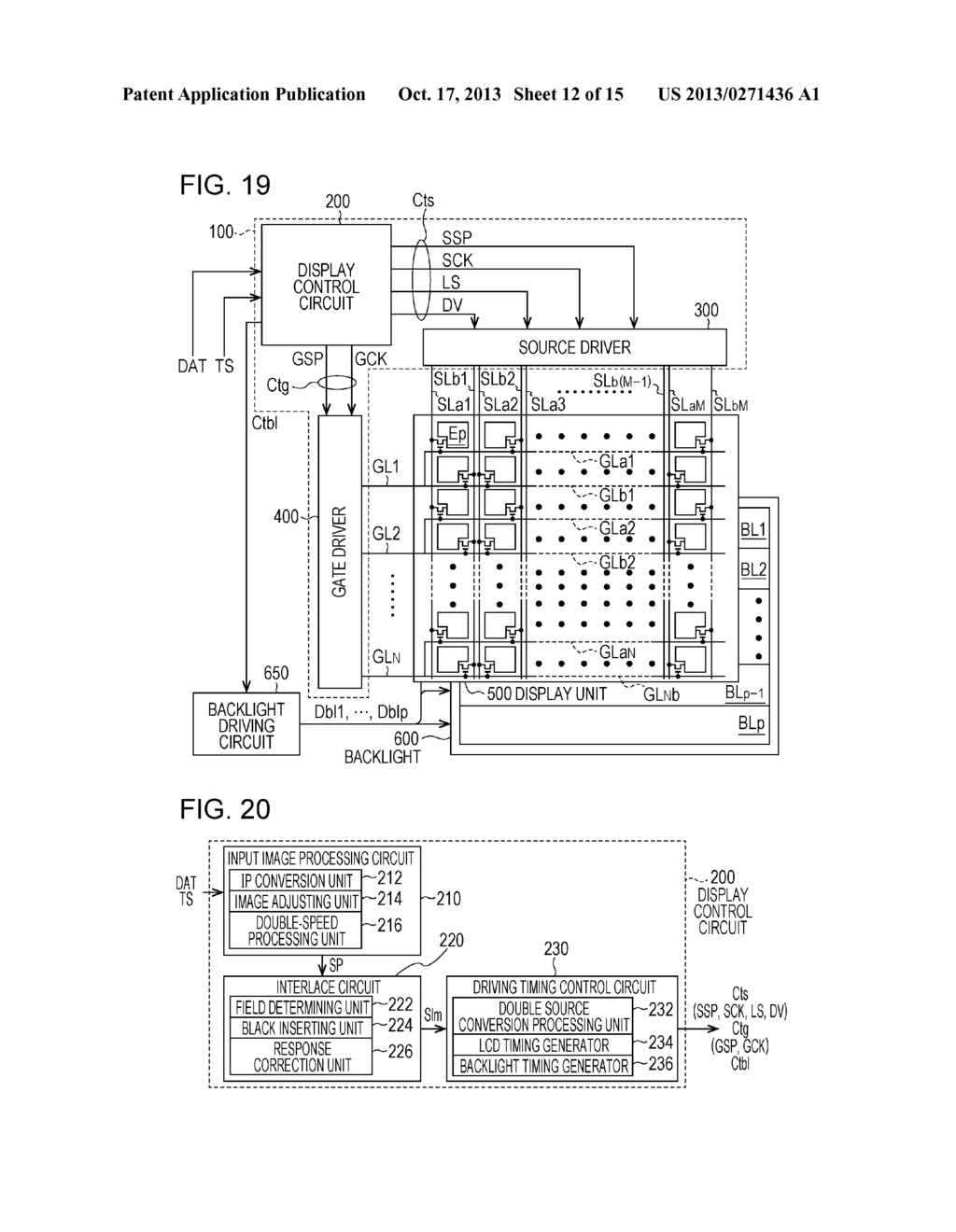 DISPLAY DEVICE, DRIVING METHOD THEREOF, AND DISPLAY DRIVING CIRCUIT - diagram, schematic, and image 13