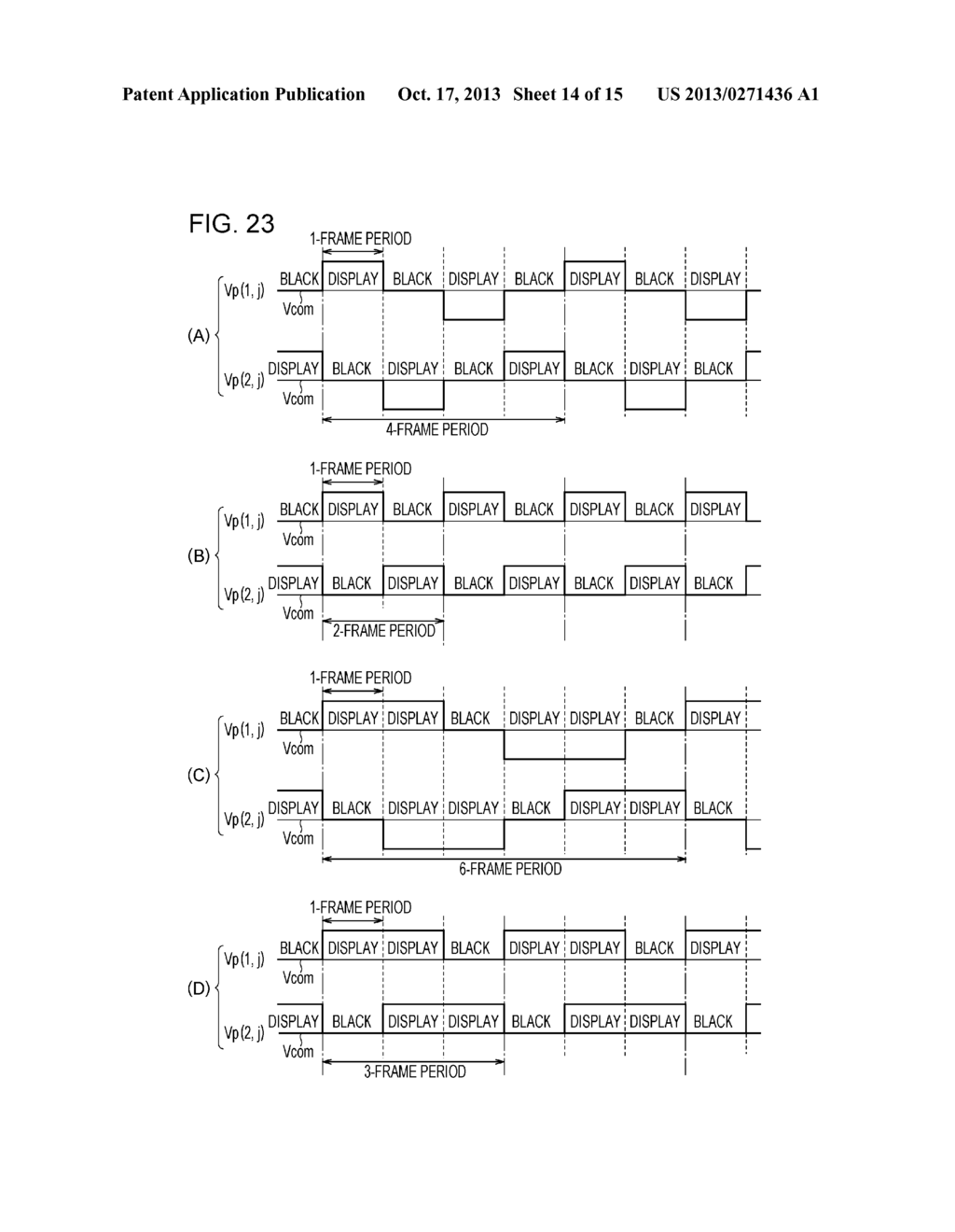 DISPLAY DEVICE, DRIVING METHOD THEREOF, AND DISPLAY DRIVING CIRCUIT - diagram, schematic, and image 15