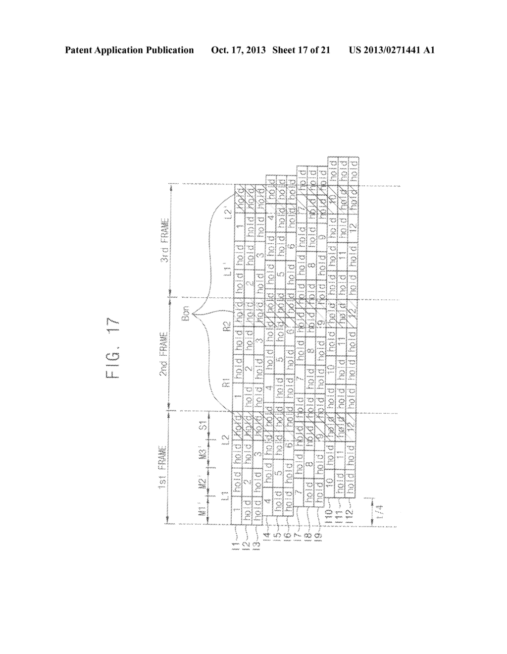 METHOD OF DRIVING A DISPLAY DEVICE - diagram, schematic, and image 18