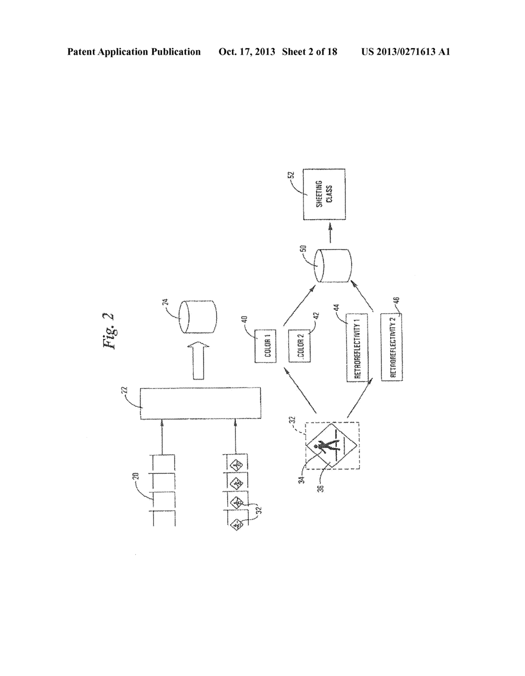 SYSTEM FOR THE DETERMINATION OF RETROREFLECTIVITY OF ROAD SIGNS AND OTHER     REFLECTIVE OBJECTS - diagram, schematic, and image 03