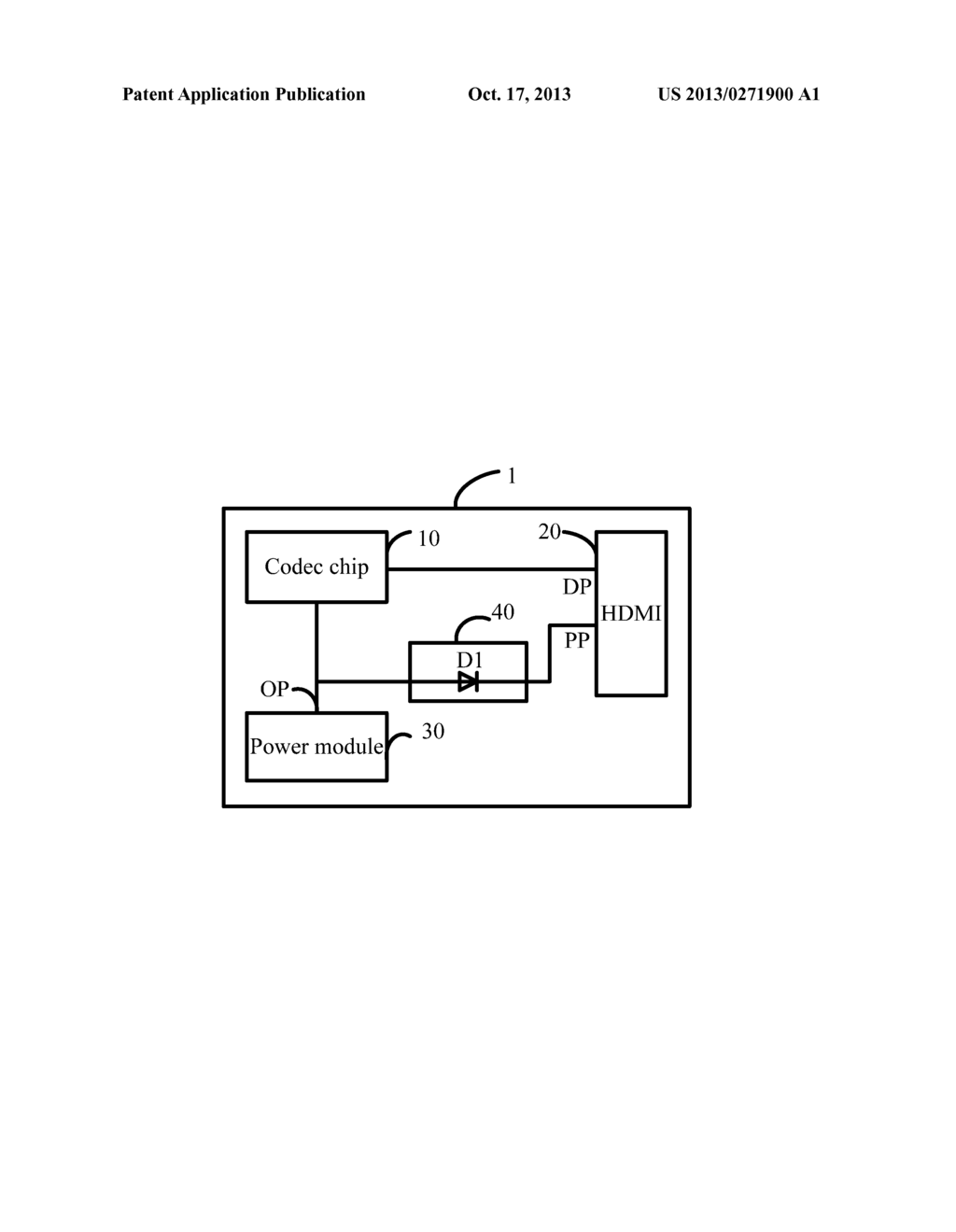 ELECTRONIC DEVICE WITH HIGH DEFINITION MULTIMEDIA INTERFACE - diagram, schematic, and image 02