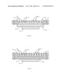 HEAT DISSIPATION FEATURES, ELECTRONIC DEVICES INCORPORATING HEAT     DISSIPATION FEATURES, AND METHODS OF MAKING HEAT DISSIPATION FEATURES diagram and image