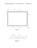 CURVED BEZEL-CONCEALING DISPLAY DEVICE COVERS AND BEZEL-FREE DISPLAY     DEVICES diagram and image