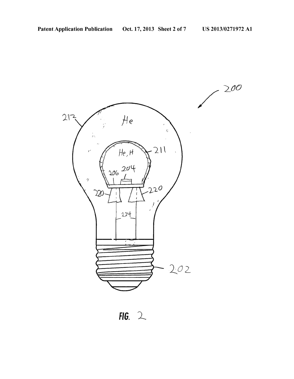 GAS COOLED LED LAMP - diagram, schematic, and image 03