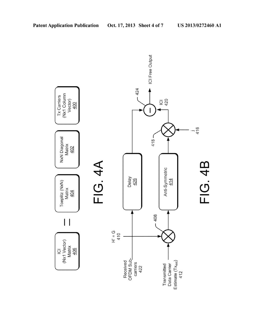 INTER CARRIER INTERFERENCE CANCELLATION FOR ORTHOGONAL FREQUENCY DOMAIN     MULTIPLEXING RECEIVERS - diagram, schematic, and image 05