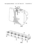 ADAPTER FOR FIBER OPTIC CONNECTORS diagram and image