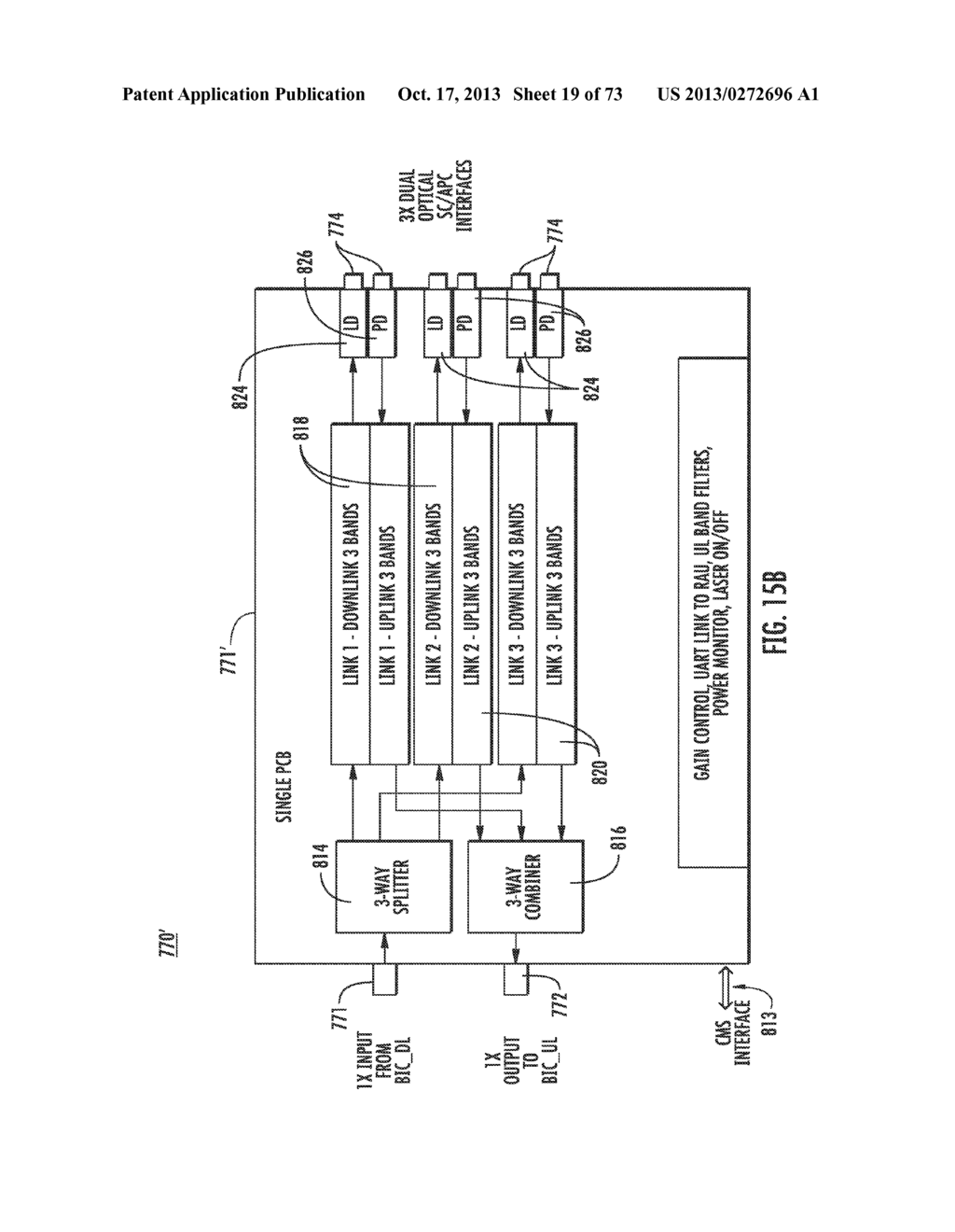 OPTICAL FIBER-BASED DISTRIBUTED ANTENNA SYSTEMS, COMPONENTS, AND RELATED     METHODS FOR CALIBRATION THEREOF - diagram, schematic, and image 20