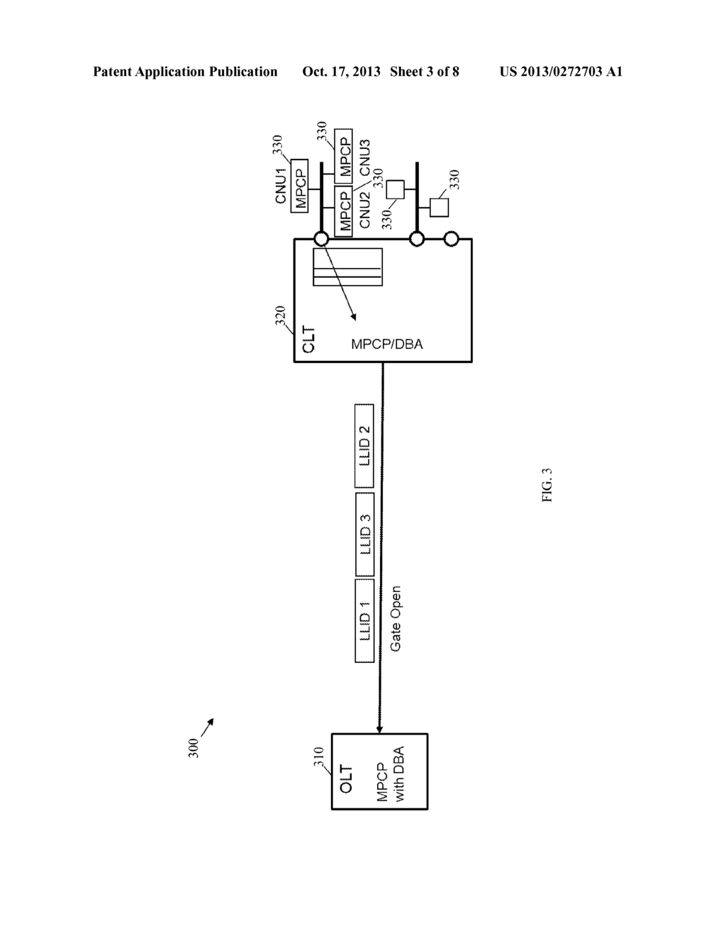 Method and Apparatus of Delivering Upstream Data in Ethernet Passive     Optical Network Over Coaxial Network - diagram, schematic, and image 04