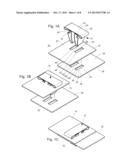 ACTUATING LEVER WHICH CAN BE PIVOTED INTO A RECESS diagram and image