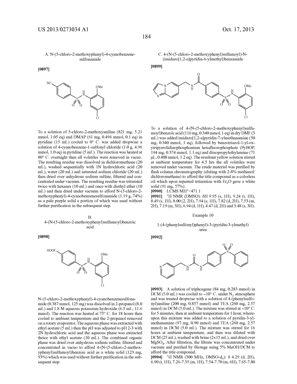 NOVEL COMPOUNDS AND COMPOSITIONS FOR THE INHIBITION OF NAMPT - diagram, schematic, and image 185
