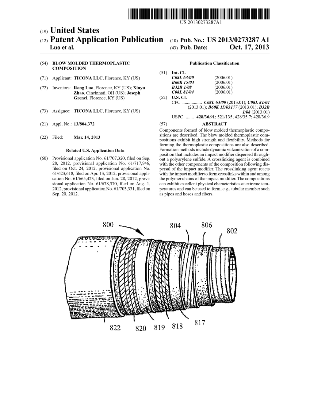 Blow Molded Thermoplastic Composition - diagram, schematic, and image 01