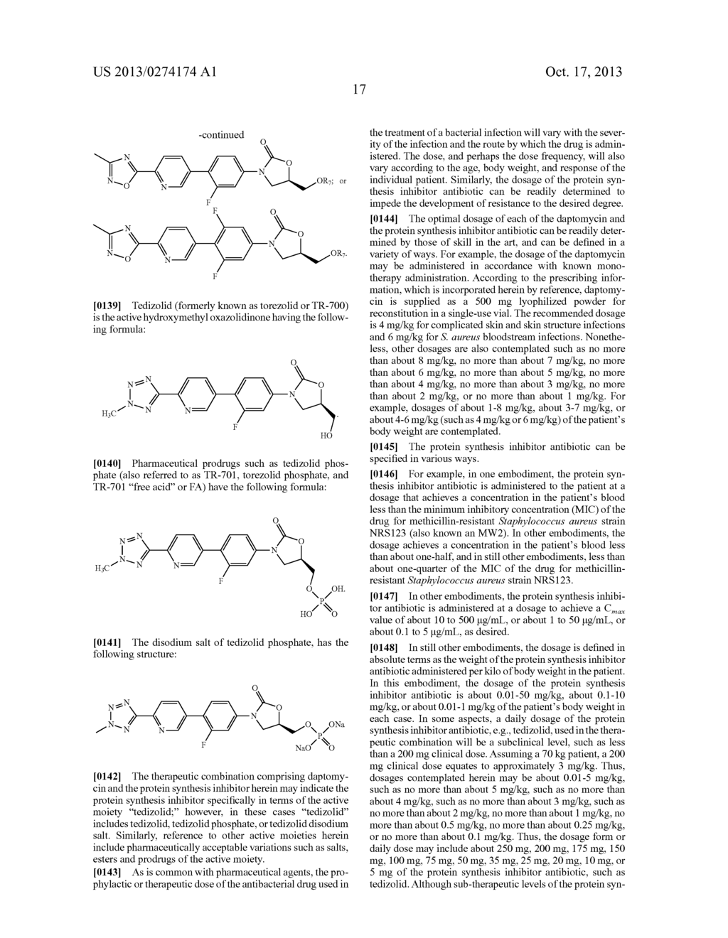 THERAPEUTIC COMBINATION OF DAPTOMYCIN AND PROTEIN SYNTHESIS INHIBITOR     ANTIBIOTIC, AND METHODS OF USE - diagram, schematic, and image 20