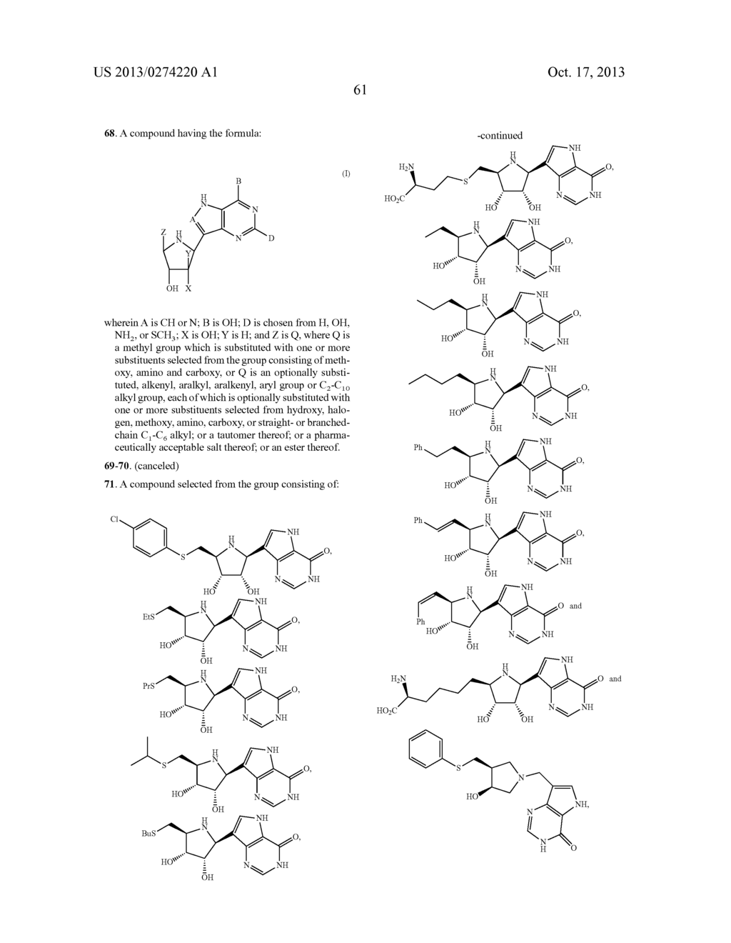 METHODS, ASSAYS AND COMPOUNDS FOR TREATING BACTERIAL INFECTIONS BY     INHIBITING METHYLTHIOINOSINE PHOSPHORYLASE - diagram, schematic, and image 65