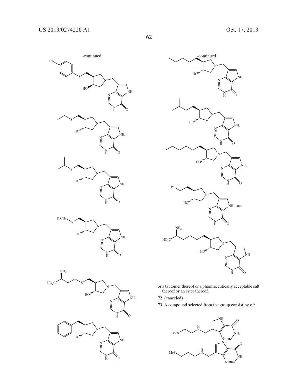 METHODS, ASSAYS AND COMPOUNDS FOR TREATING BACTERIAL INFECTIONS BY     INHIBITING METHYLTHIOINOSINE PHOSPHORYLASE - diagram, schematic, and image 66