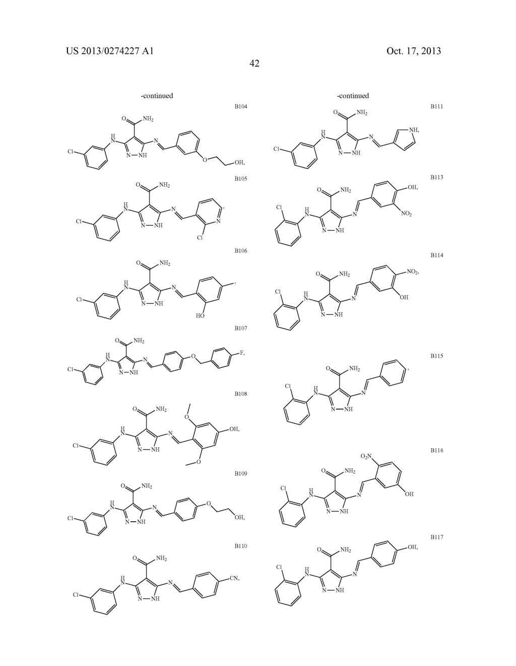 3,5-DIAMINOPYRAZOLE KINASE INHIBITORS - diagram, schematic, and image 43