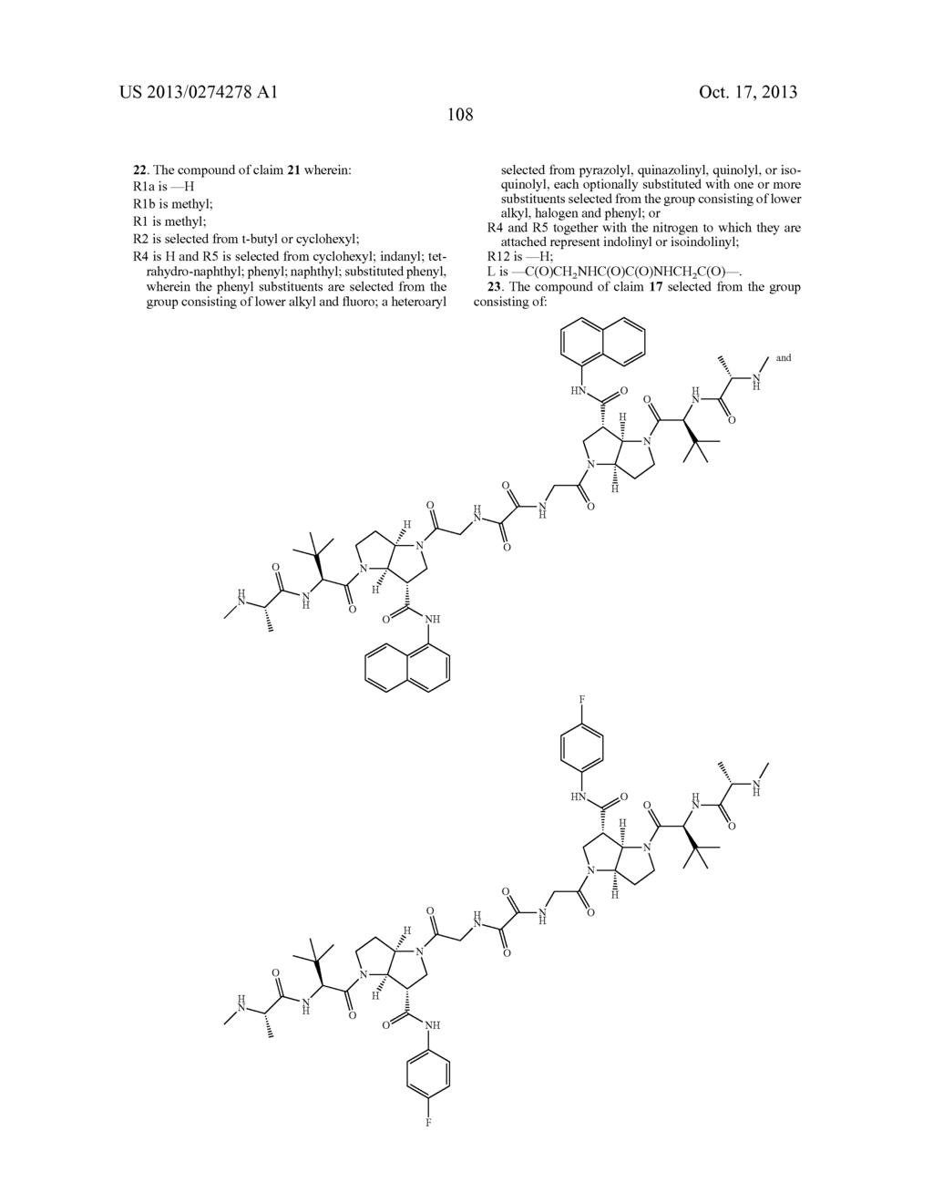 IAP INHIBITORS - diagram, schematic, and image 109