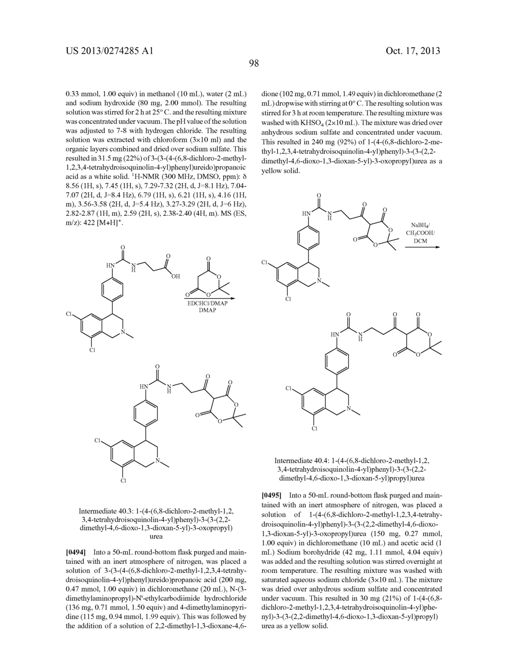 COMPOUNDS AND METHODS FOR INHIBITING NHE-MEDIATED ANTIPORT IN THE     TREATMENT OF DISORDERS ASSOCIATED WITH FLUID RETENTION OR SALT OVERLOAD     AND GASTROINTESTINAL TRACT DISORDERS - diagram, schematic, and image 106