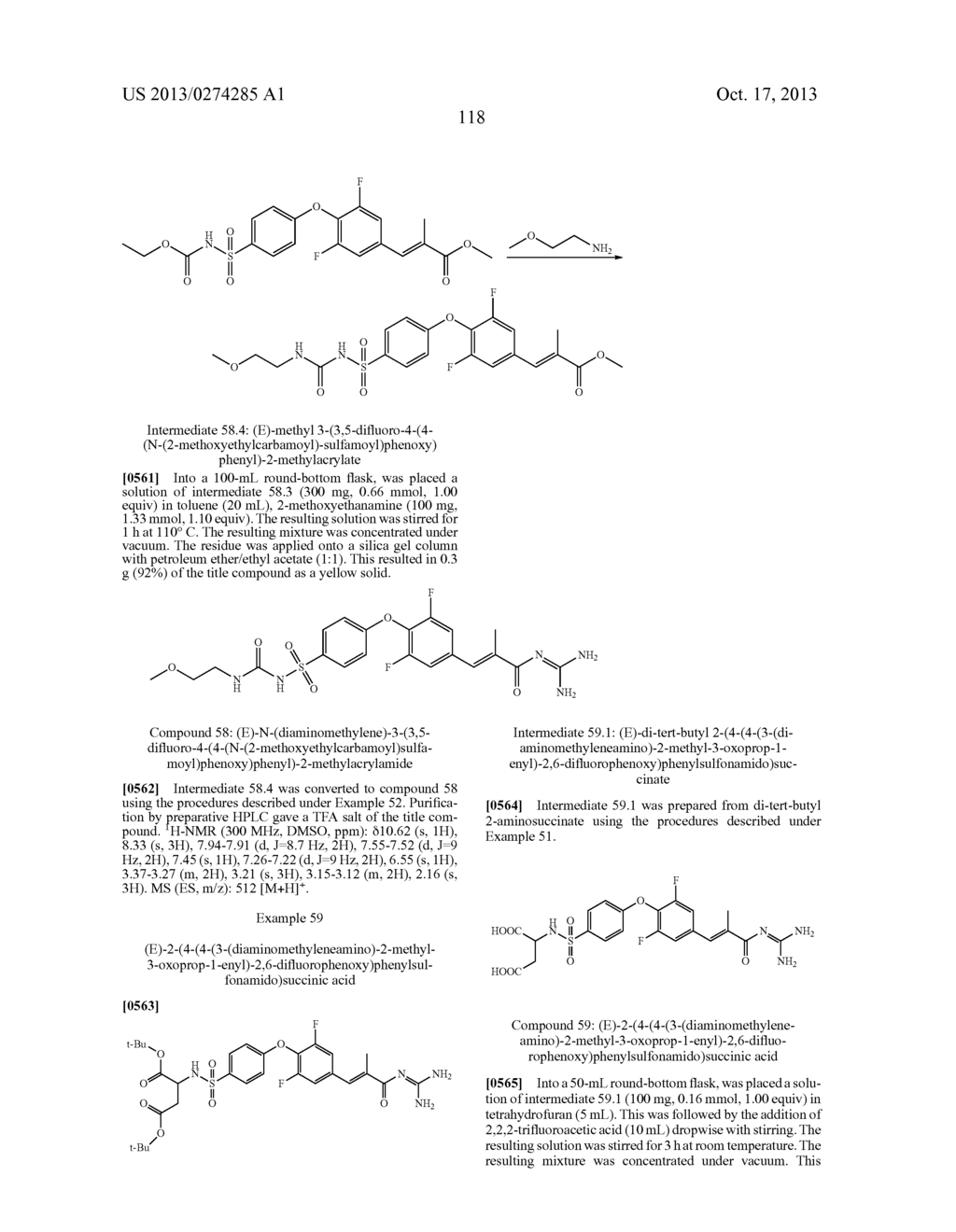 COMPOUNDS AND METHODS FOR INHIBITING NHE-MEDIATED ANTIPORT IN THE     TREATMENT OF DISORDERS ASSOCIATED WITH FLUID RETENTION OR SALT OVERLOAD     AND GASTROINTESTINAL TRACT DISORDERS - diagram, schematic, and image 126