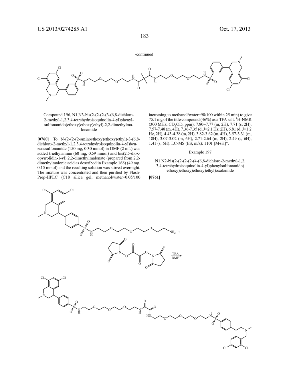 COMPOUNDS AND METHODS FOR INHIBITING NHE-MEDIATED ANTIPORT IN THE     TREATMENT OF DISORDERS ASSOCIATED WITH FLUID RETENTION OR SALT OVERLOAD     AND GASTROINTESTINAL TRACT DISORDERS - diagram, schematic, and image 191