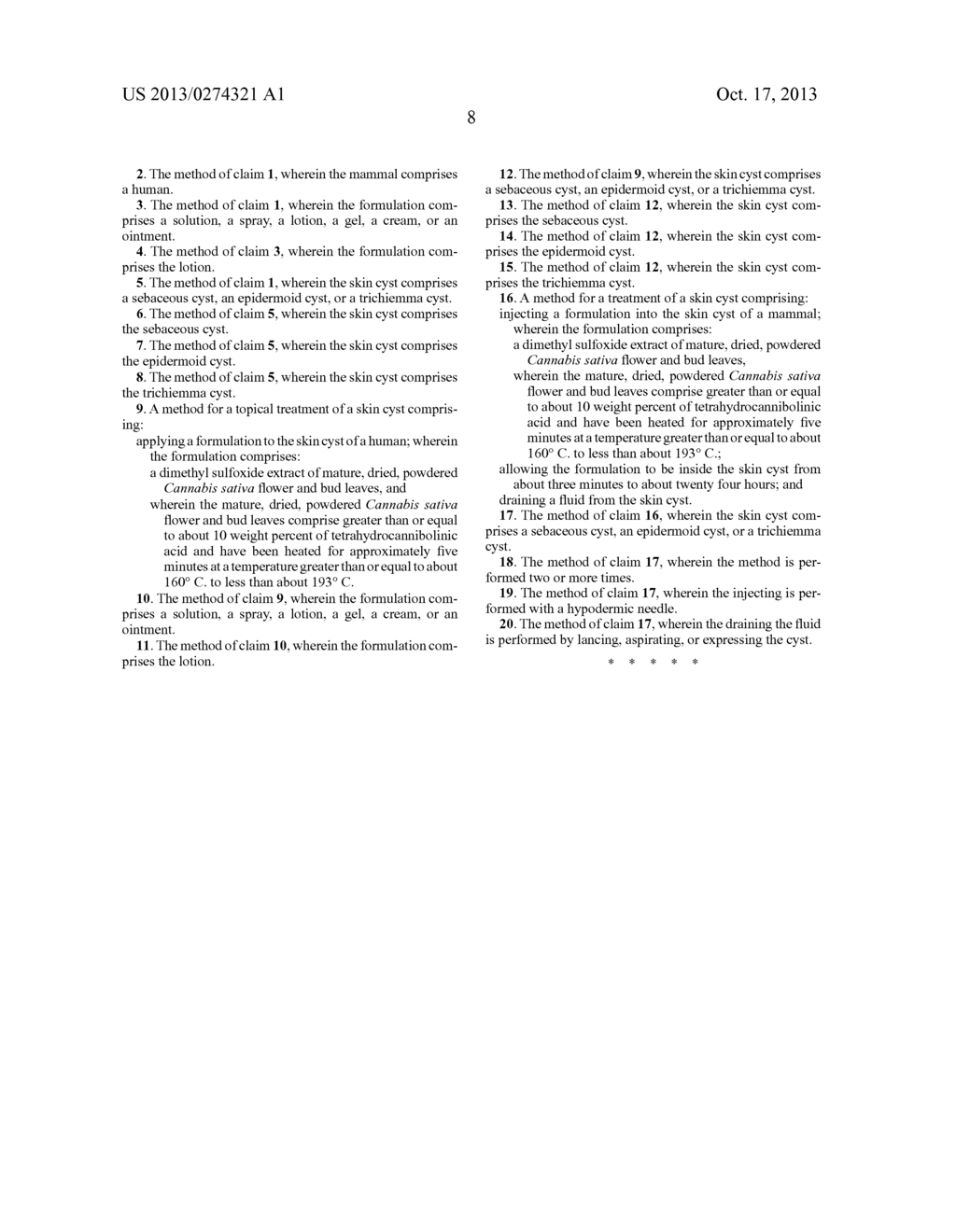 Topical Compositions with Cannabis Extracts - diagram, schematic, and image 09