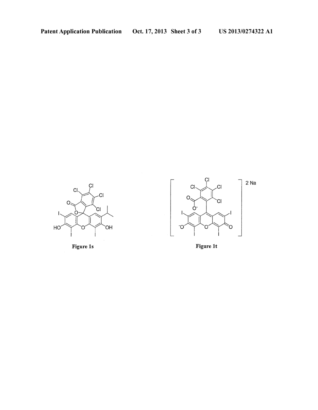 Process for the Synthesis of     4,5,6,7-tetrachloro-3',6'-dihydroxy-2',4',5',7'-tetraiodo-3H-spiro[isoben-    zofuran-1,9'-xanthen]-3-one(Rose Bengal) and Related Xanthenes - diagram, schematic, and image 04