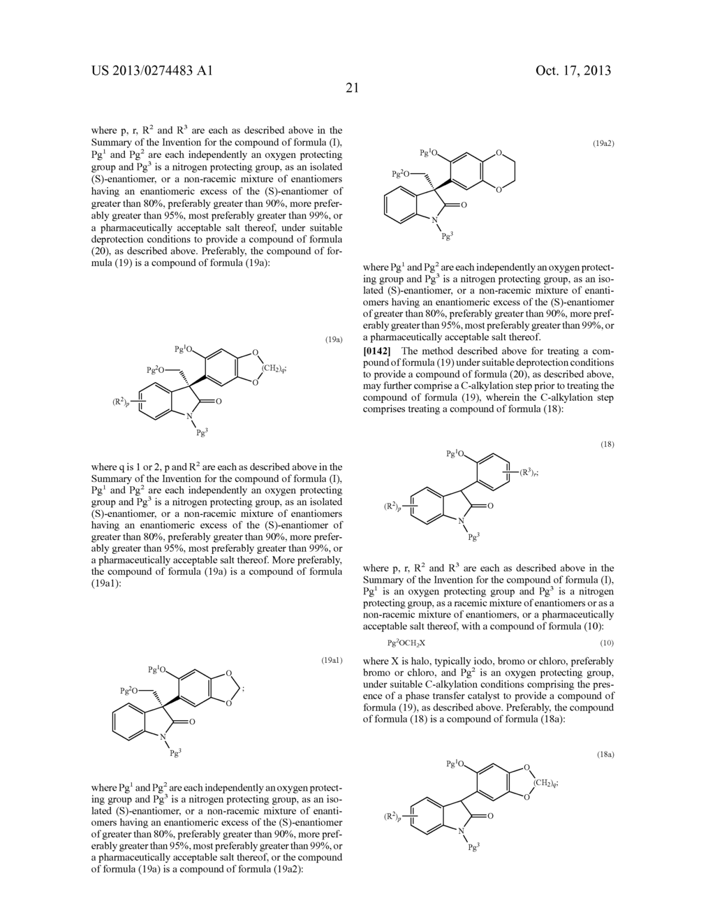 ASYMMETRIC SYNTHESES FOR SPIRO-OXINDOLE COMPOUNDS USEFUL AS THERAPEUTIC     AGENTS - diagram, schematic, and image 22