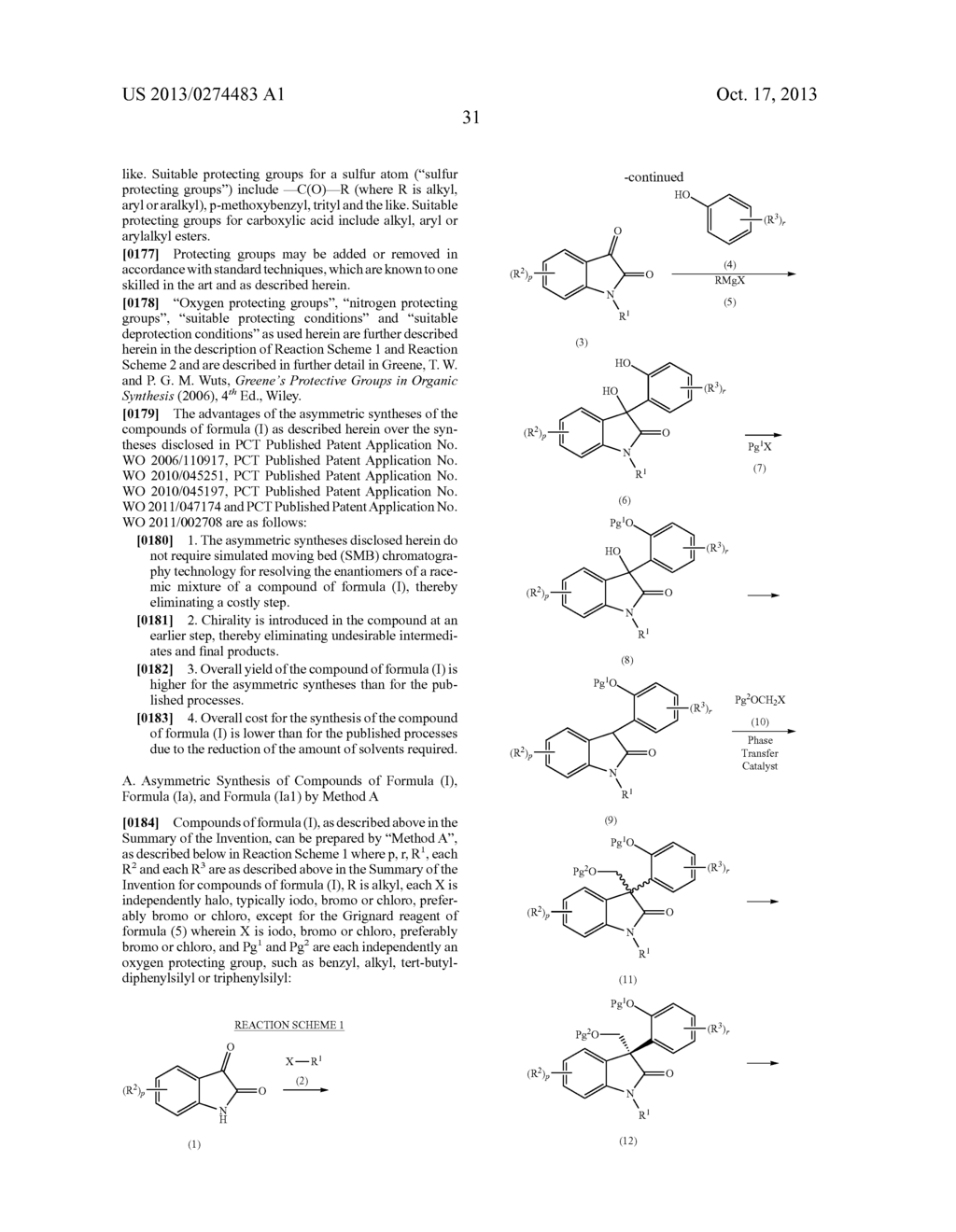 ASYMMETRIC SYNTHESES FOR SPIRO-OXINDOLE COMPOUNDS USEFUL AS THERAPEUTIC     AGENTS - diagram, schematic, and image 32