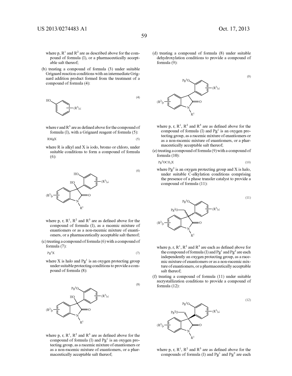 ASYMMETRIC SYNTHESES FOR SPIRO-OXINDOLE COMPOUNDS USEFUL AS THERAPEUTIC     AGENTS - diagram, schematic, and image 60