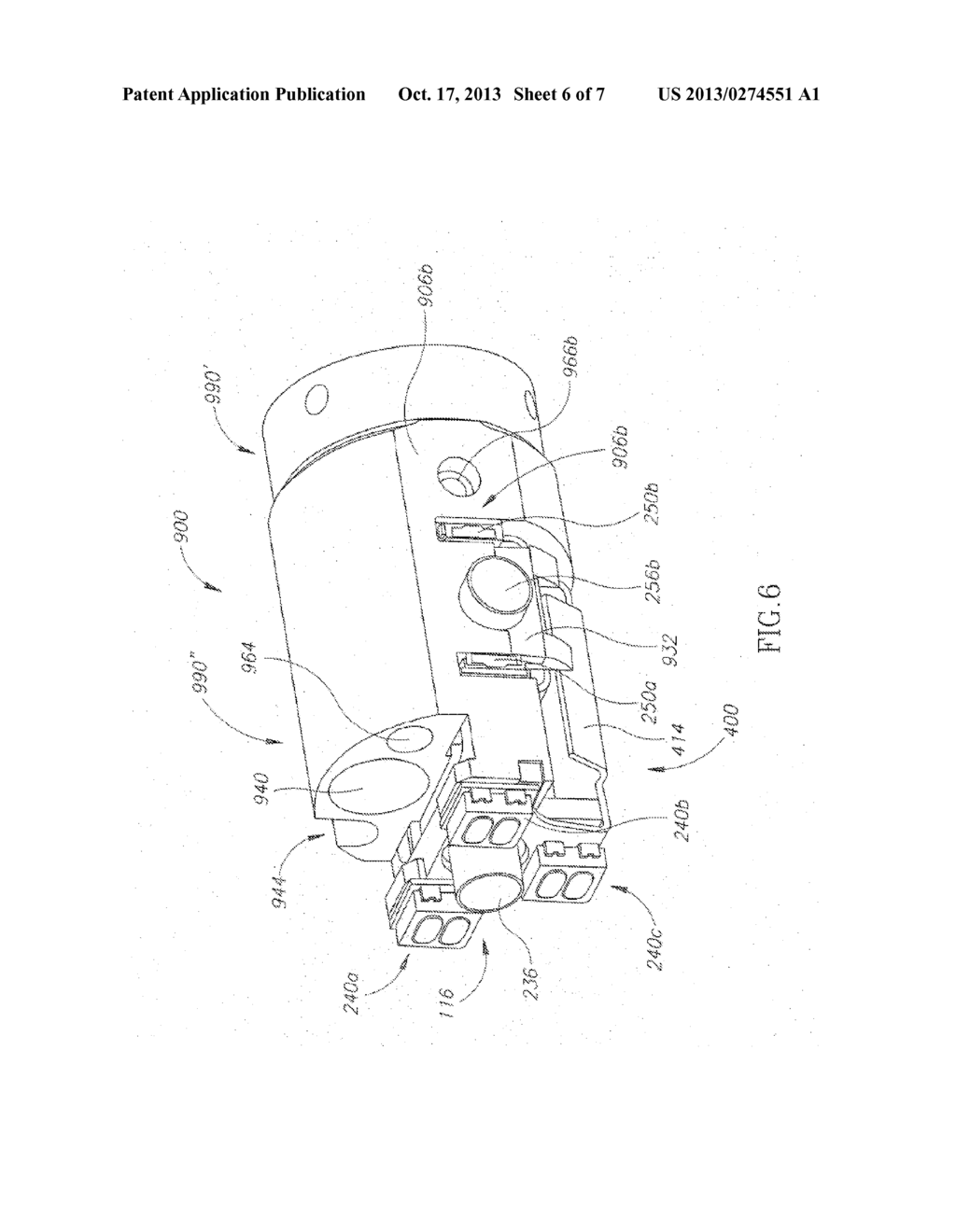 Fluid Channeling Component of a Multi-Camera Endoscope - diagram, schematic, and image 07