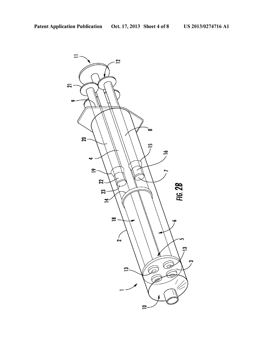 Multiple Fluid Combining Syringe - diagram, schematic, and image 05