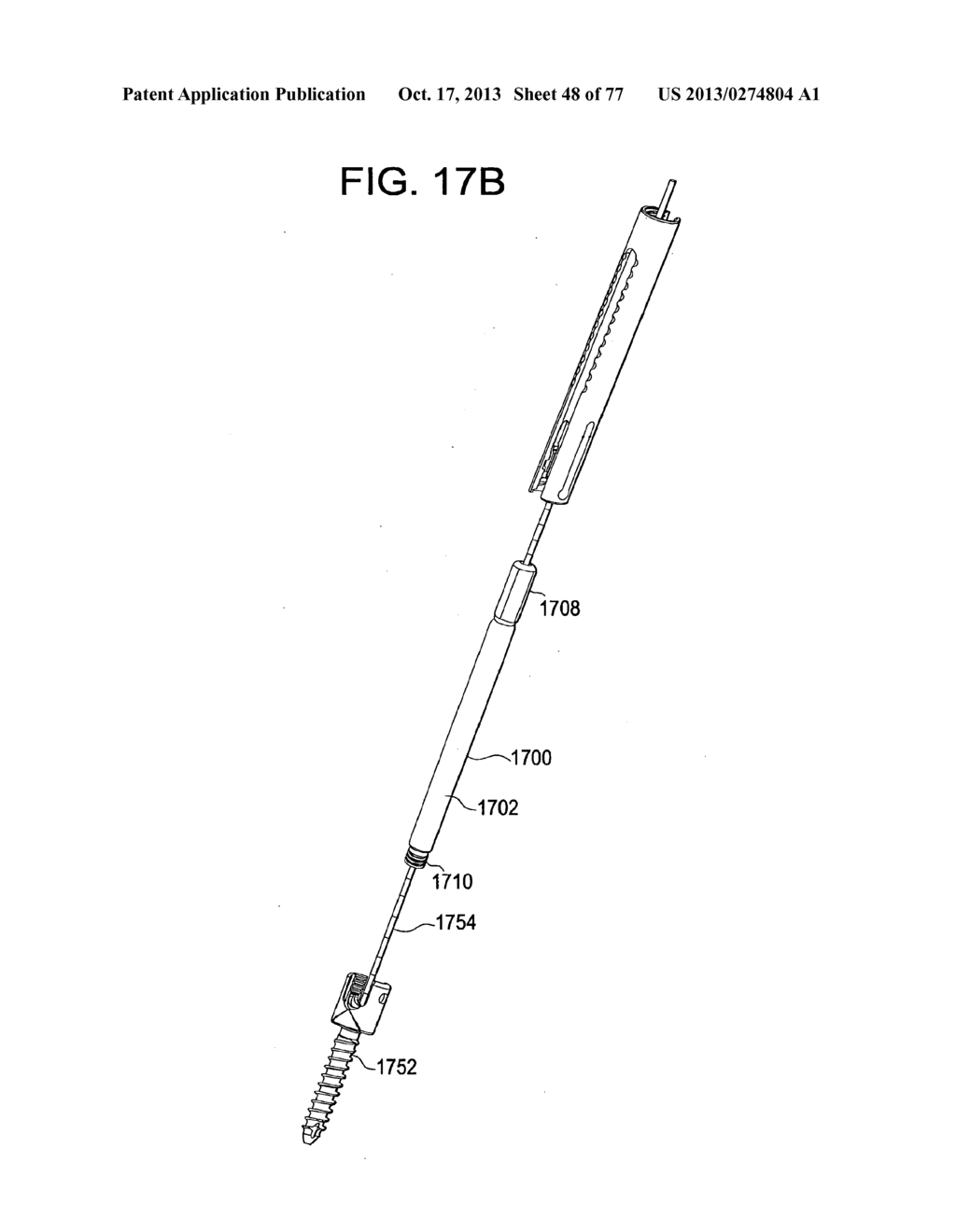 INSTRUMENT FOR INSERTION OF A SPINAL ROD - diagram, schematic, and image 49