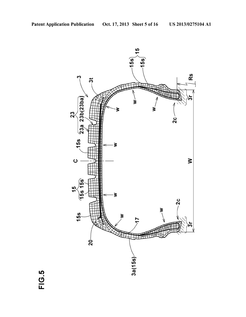 SIMULATION METHOD FOR TIRE - diagram, schematic, and image 06