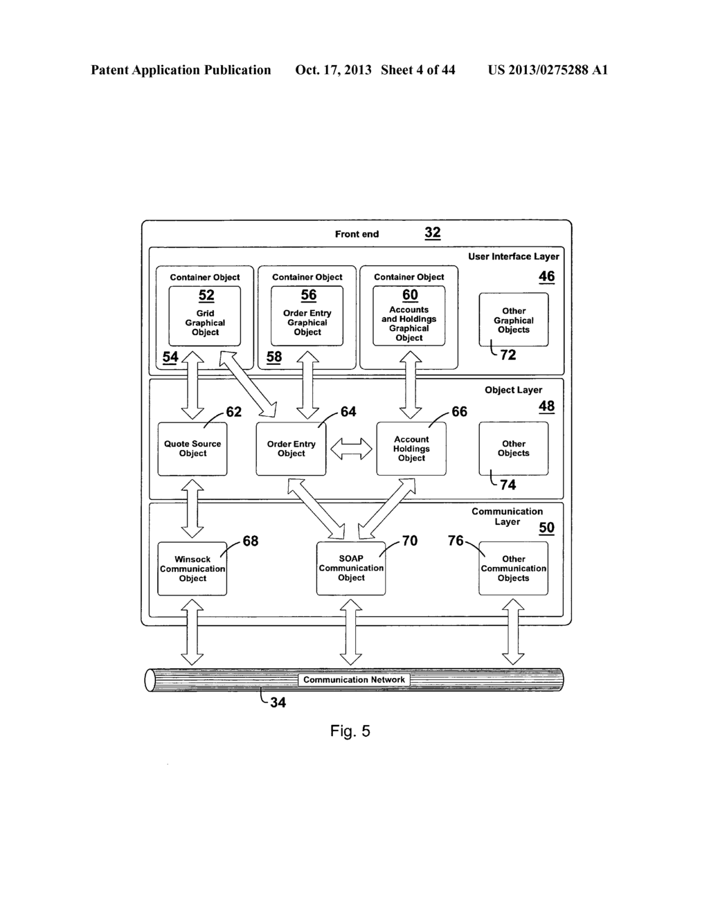 Interactive grid-based graphical trading system for real time security     trading - diagram, schematic, and image 05