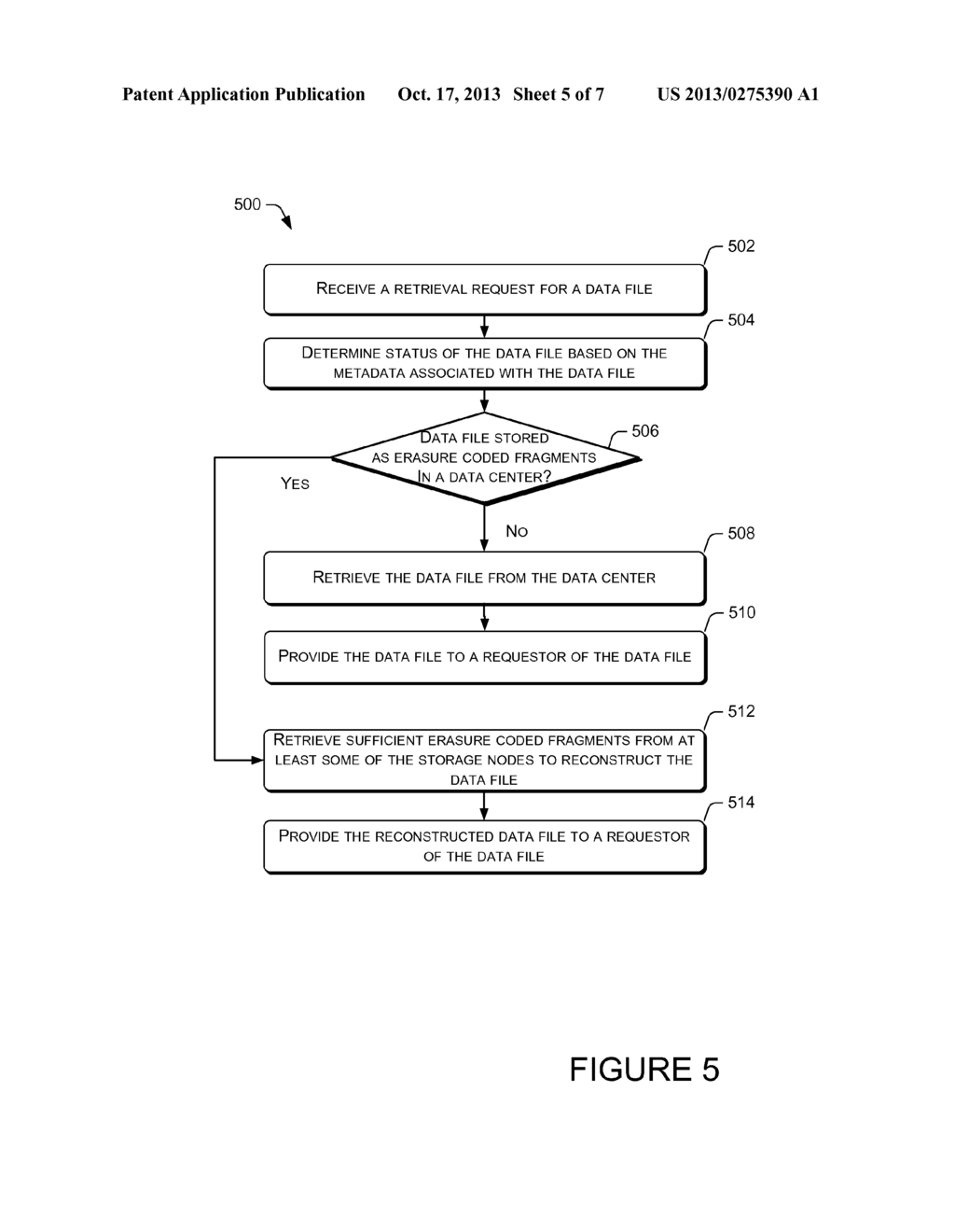 ERASURE CODED STORAGE AGGREGATION IN DATA CENTERS - diagram, schematic, and image 06