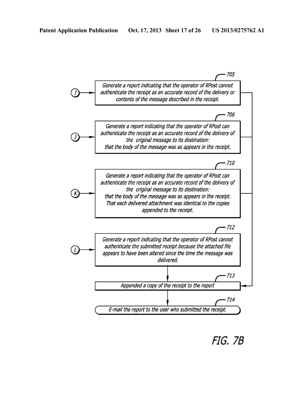 SYSTEM FOR, AND METHOD OF, PROVIDING THE TRANSMISSION, RECEIPT AND CONTENT     OF AN E-MAIL MESSAGE TO A RECIPIENT - diagram, schematic, and image 18