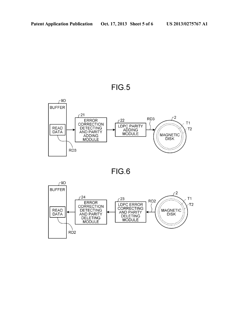 MAGNETIC DISK DEVICE AND DATA READ AND WRITE METHOD - diagram, schematic, and image 06