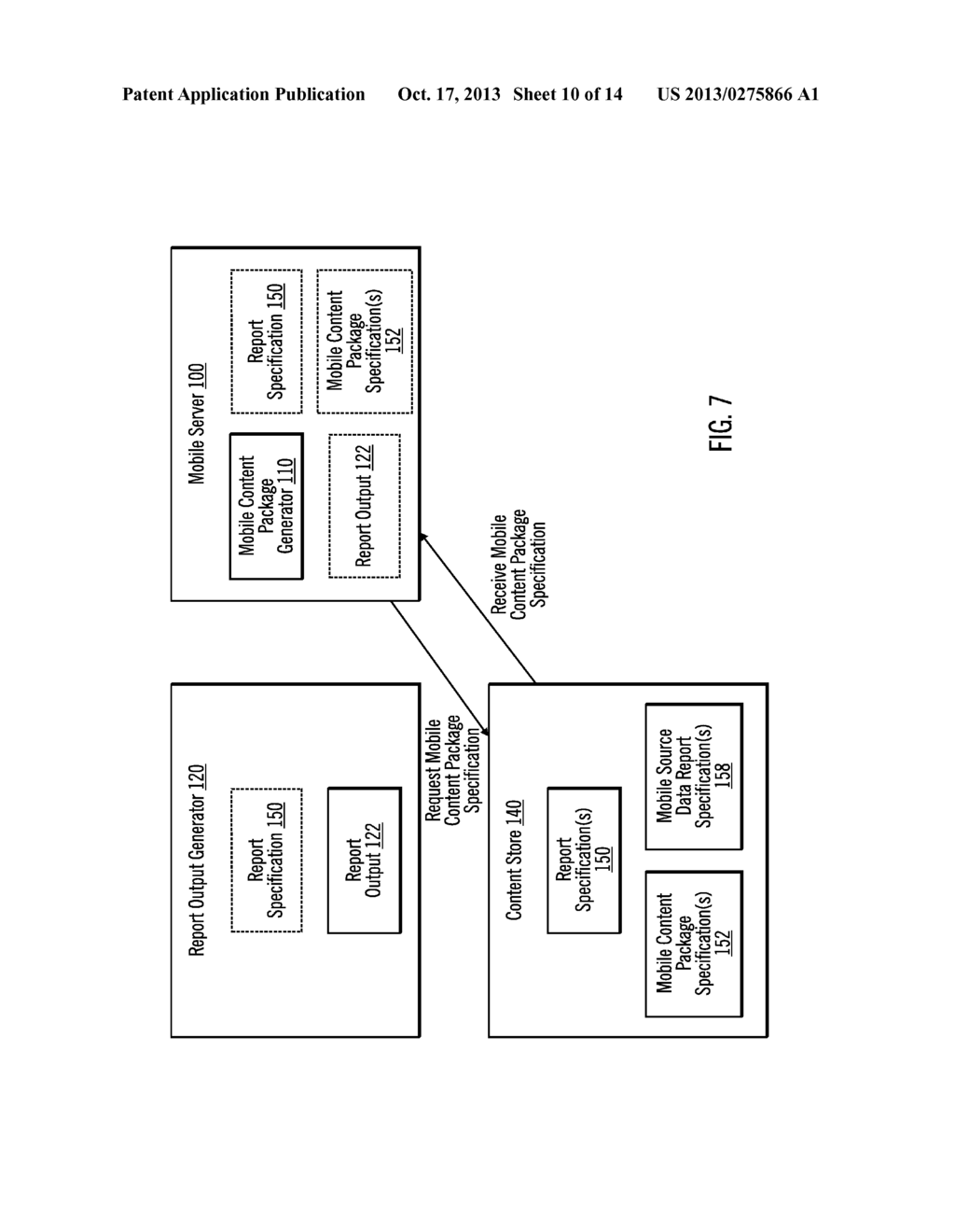 SYNCHRONIZATION OF OFF-LINE REPORTS AND OFF-LINE MOBILE CONTENT PACKAGES - diagram, schematic, and image 11