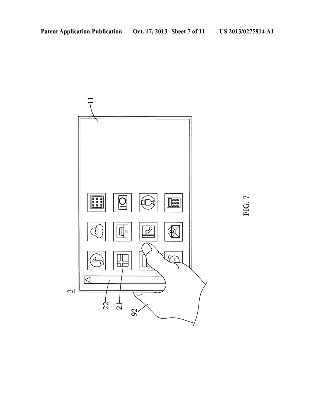 ELECTRONIC DEVICE AND METHOD FOR CONTROLLING TOUCH PANEL - diagram, schematic, and image 08