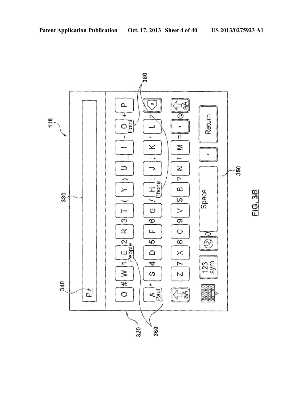 Method and Device Having Touchscreen Keyboard with Visual Cues - diagram, schematic, and image 05