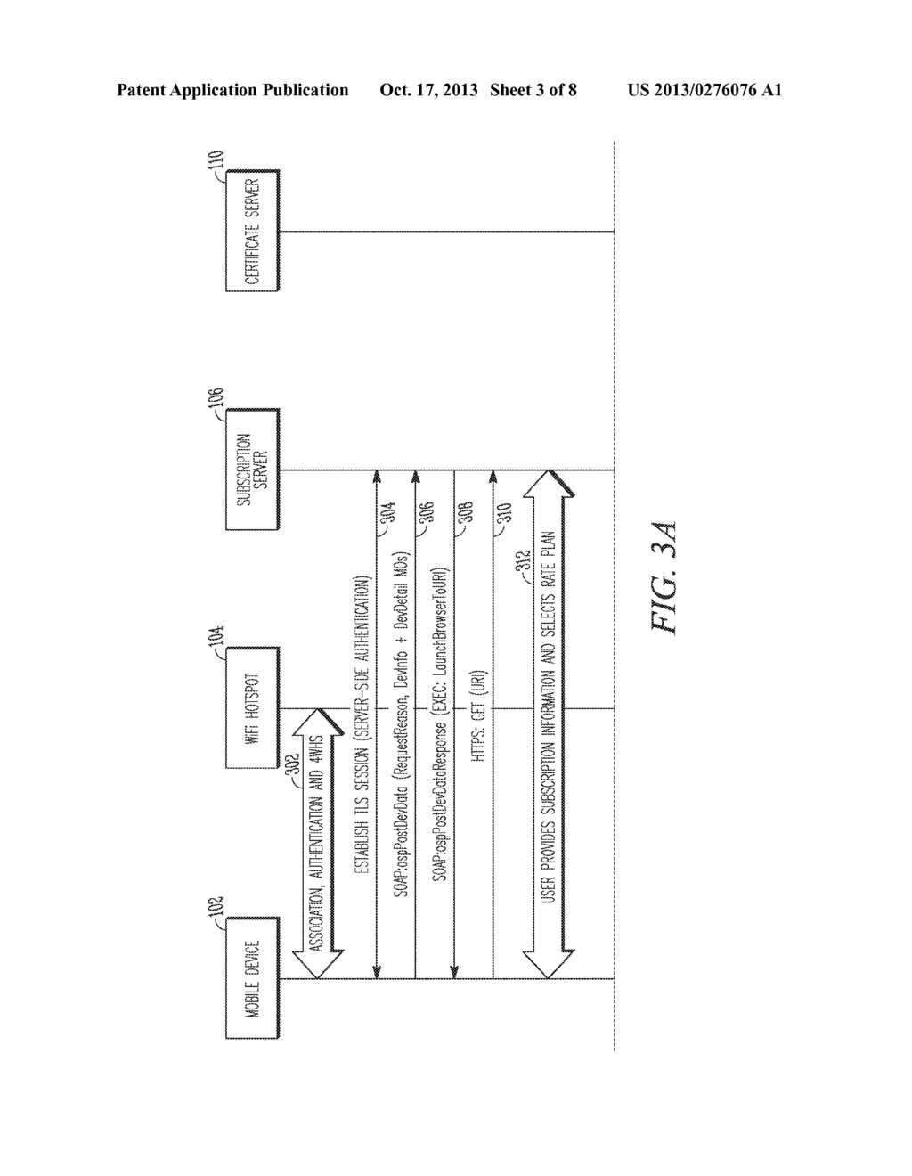 MOBILE DEVICE AND METHOD FOR SECURE ON-LINE SIGN-UP AND PROVISIONING FOR     WI-FI HOTSPOTS USING SOAP-XML TECHNIQUES - diagram, schematic, and image 04