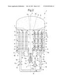 MACHINE AND PROCEDURE FOR THE DYEING OF REELS OF YARN AND/OR TEXTILE     FIBRES WOUND ON PACKAGES diagram and image