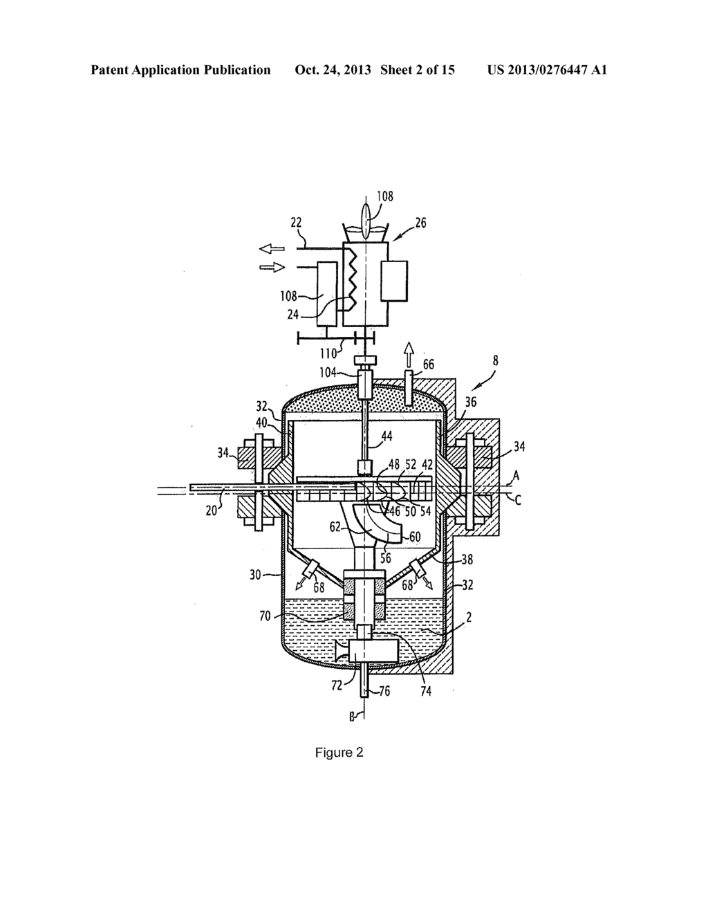 DEVICE FOR CONVERTING HEAT ENERGY INTO MECHANICAL ENERGY - diagram, schematic, and image 03