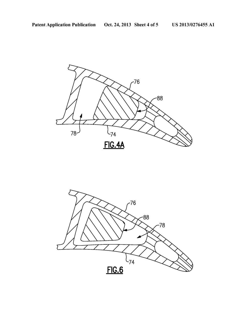 AIRFOIL WITH BREAK-WAY, FREE-FLOATING DAMPER MEMBER - diagram, schematic, and image 05