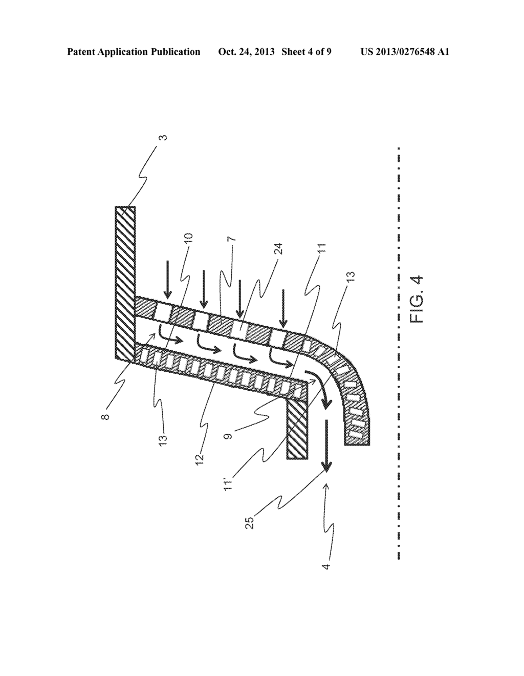 System and Method for the Real-Time Measurement of a Flow of Discharge     Material from a Mineral-Grinding Mill - diagram, schematic, and image 05