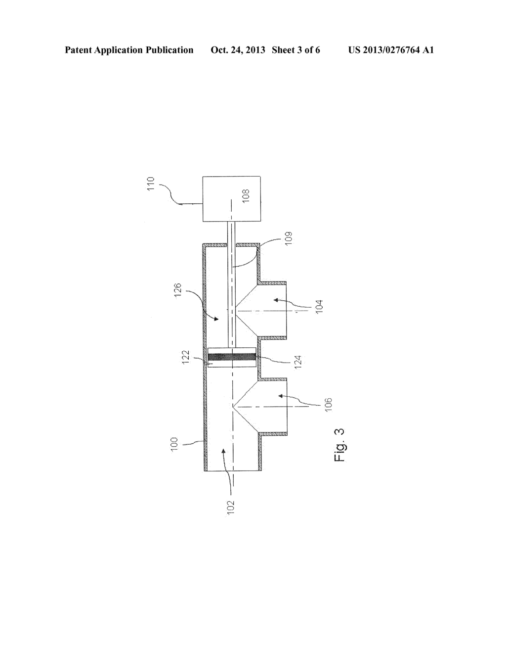 Valve Device for Controlling the Air Intake for a Compressor of a Vehicle,     and Compressor System and Method for Controlling a Compressor System - diagram, schematic, and image 04