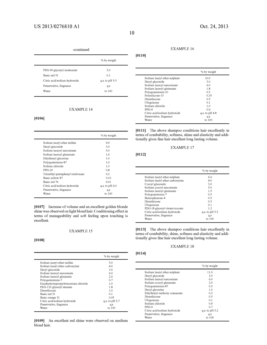 CLEANSING COMPOSITION ESPECIALLY FOR ARTIFICIALLY COLOURED HAIR - diagram, schematic, and image 11