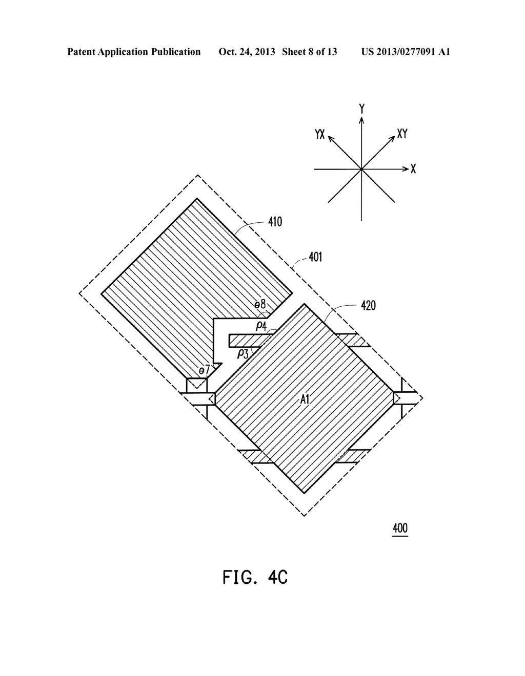 ELECTRODE STRUCTURE OF CAPACITIVE TOUCH PANEL - diagram, schematic, and image 09