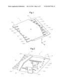 PLATE ELEMENT OF A CONVEYOR FOR FORMING AN ASSEMBLED CONVEYING SURFACE diagram and image