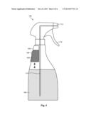 REUSABLE SPRAY BOTTLE WITH INTEGRATED DISPENSER diagram and image