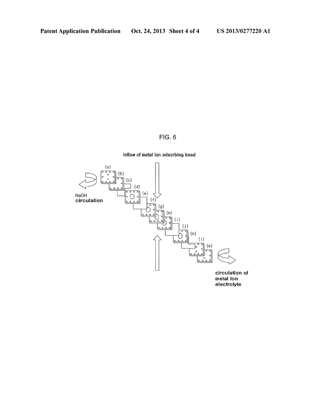 Method for Manufacturing Adsorptive Ball for Recovering Precious Metals     and Flow Through-Continous Deionization (FT-CDI) Apparatus Using the Same - diagram, schematic, and image 05